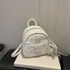 Mochila Estilo Girly de Alta Qualidade para Mulheres Verão 2026 Nova Moda Versátil Diária Fofa Pequena Mochila para Estudantes