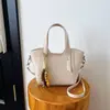 Bolsa Xiaomi Estilosa Tecida à Mão para Mulheres 2026 Outono Nova Tendência Chique Fashionável Bolsa de Ombro Único Transversal Bolsa Saco Tendência