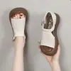 Sandalias de Plataforma para Mujer Verano Con Faldas 2026 Nuevas Casuales de Punta Abierta Sandalias Romanas Damas Suela Suave Sandalias de Playa