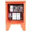 Caja de Distribución para Obra con Puerta 380V220V Caja de Distribución Portátil Uno a Uno Móvil para Exteriores con Patas