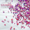 Rhinestones Redondos de Fondo Plano Serie de Tamaños Mixtos Decoraciones para Uñas, Populares en Xiaohongshu, Rhinestones para Uñas Portátiles DIY Venta al por Mayor