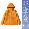 Chaqueta de pareja cortavientos e impermeable de tres en uno, ajuste ceñido, estilo Rose Liu Yifei, para exteriores, abrigo de montaña