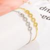 Anillo Incrustado de Diamantes Lujo Ligero Simple Diseño de Nicho Sentido ins Pulsera Estilo Frío Verano Pulsera de Moda de Gama Alta