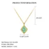Colar Pingente Quadrado com Formato de Diamante em Corda Torcida Dourada Prata de Lei S925 Transfronteiriço Europeu e Americano para Mulheres, Corrente de Clavícula Versátil da Moda de Luxo Leve
