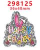 Accesorios Acrílicos de Dibujos Animados con Purpurina Transfronterizos Accesorios para Joyería DIY de Resina Parche Pasador Pasador Gt-Y-297823