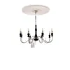 Vela Retrô Americana Lustre para Sala de Estar Lâmpada Principal para Hall Restaurante Francês Villa Hotel Quarto Estudo Lâmpadas de Vela