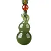 Colgante de Calabaza de Jade Hetian Natural Colgante de Jade Blanco Colgante de Jade Colgante Individual Colgante de Jade Colgante para Mujer Colgante de Jade Collar de Jade