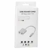 Tarjeta de Sonido Tipo-C Sin Controlador Cable de Conversión Universal para Teléfono Móvil, Escritorio, Portátil, Tableta Tarjeta de Sonido de Auriculares de 3.5mm