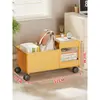 Estante para guardar bolsas de libros junto al escritorio, estantería debajo del escritorio, organizador de material de estudio para el aula, carrito móvil para bocadillos y juguetes