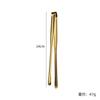 Pinza para alimentos de acero inoxidable 304 antiquemaduras, pinza especial para bistec frito de cocina, pinza para alimentos para barbacoa, pinza para pan