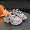 Zapatillas Deportivas para Niña 2026 Modelo Nuevo Primavera y Otoño con Hebilla de Perilla, Malla Transpirable, Zapatos Estilo Papá para Niños, Suela Suave, Zapatillas Ligeras para Correr