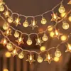 Luces de Cadena de Bolas Blancas Pequeñas en Stock para Habitación, Fiesta de Cumpleaños, Iluminación Ambiental, Luces de Cadena de Bolas Redondas de Estrella, Decoración de Camping, Luces Pequeñas de Colores
