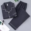 Pijamas de Primavera y Otoño para Hombre, Delgados, Holgados, Talla Grande, Pantalones Casuales de Manga Larga, Estilos de Verano e Invierno, Se Pueden Usar en la Calle, Trajes, Ropa para Casa