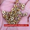 Espaciador de rueda de plata de Xizang espaciador plano de aleación accesorios de bricolaje con accesorios de espaciador accesorios de juego