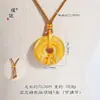 Tienda de Oro Puzuo Mismo Estilo Arena Dorada Accesorios DIY Incrustados con Diamantes Hebilla de Seguridad Futaikang Colgante Collar Cadena Elegante para Clavícula