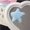 Pin de clip de estrella de pentagrama de felpa bn clip lindo clip lateral para flequillo de chica cálido de otoño e invierno corazón de niña clip para tocado accesorios para el cabello