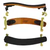 Hombro para violín, soporte de madera maciza para violín, almohadilla para el hombro, almohadilla de esponja para barbilla, soporte de hombro para violín ajustable universal 4/4 3/4