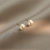 Aretes Transfronterizos para Mujer, de Alta Gama, Lujo Accesible, Compactos Elegantes, Diseño Nicho, a la Moda, Aretes Simples y Versátiles para Mujer, Joyería