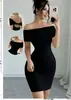 Vestido Colado Sem Costas Tomara que Caia Feminino Novo Primavera e Verão Europeu e Americano Transfronteiriço 2026 Amazon Aliexpress
