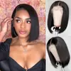 Moda europea y americana encaje frontal cabeza de boba pelo largo peluca Amazon comercio exterior África la peluca de encaje frontal más vendida