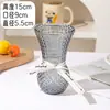 Adornos de Florero de Celebridad de Internet de Gama Alta Estilo Ins Gris Adornos de Florero Hidropónico para Sala de Estar Decoración del Hogar Florero Transparente