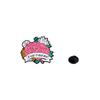 Broche visceral creativo transfronterizo original personalidad corazón costilla cerebro útero forma flor metal goteo insignia