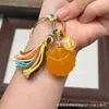 Cera de Abeja de Segunda Generación Varios Estilos Oso Bolsa de Queso Colgante Llavero DIY Exquisito Adorno de Joyería