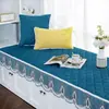 Esterilla para Ventana de Mirador, Esterilla para Repisa de Ventana, Lujo Accesible y Sentido de Gama Alta, Nuevo Estilo 2025, Cubierta para Balcón de Dormitorio Principal, Cojín con Borde Colgante Personalizable