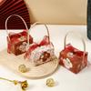 Caixa de doces de casamento Ziqi atacado noivado caixa de doces portátil casamento estilo ins saco de doces presente de mão caixa vazia