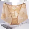 Popular Braguita de Encaje de Cintura Alta para Mujer Tallas Grandes 100 kg Ropa Interior Sexy para Mujer Hecha de Algodón de Xinjiang, Cómoda y Atractiva al por Mayor