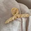 Colgador de Acetato Estilo Coreano con Pinza de Garra Moda Francesa de Gama Alta Pinza de Tiburón para Cabello Grueso Accesorio para el Cabello para Mujeres