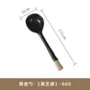Colher de Sopa Pequena Estilo Japonês Celeb da Internet Atacado Criativa Doméstica Cerâmica de Grés Pintada à Mão Colher para Dishipper Colher de Sobremesa Colher de Mingau