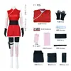 Ropa Cosplay de Ninja Haruno Sakura Sakura cosplay Ropa para Mujer Conjunto Completo Ropa Cosplay de Anime En Stock