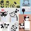 Pegatinas de Pared Desmontables Serie K Pegatinas para Interruptor Panda Creativo Sala de Estar Dormitorio Cuaderno Pared Pegatinas Aleatorias