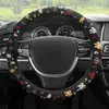 2024 Nueva Cubierta de Volante de Mariposa Sin Anillo Interior Cuatro Estaciones Universal Linda Decorativa Antideslizante para Mujer Transfronterizo