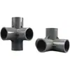 Conector Direto de Cotovelo de PVC para Caixa de Circulação de Filtro de Pântano, Tampa de Plugue 3D, Válvula de Esfera com Rosca Interna e Externa, Sistema de Circulação de Água Caseiro DIY