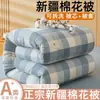 Colcha de algodón de Xinjiang extraíble y lavable, colcha de invierno, colcha de primavera y otoño, para uso doméstico, colcha para dormitorio de estudiante, colcha para aire acondicionado, adecuada para todas las estaciones