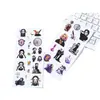 Nuevos Varios Personajes de Dibujos Animados Impermeables Pegatinas de Tatuaje Personalizadas Creativas Impermeables Semi-Desechables Pegatinas de Tatuaje