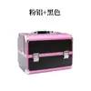 Caja de Maquillaje Portátil de Aleación de Aluminio de Gran Capacidad, Caja para Tatuaje, Arte de Uñas, Extensión de Pestañas y Herramientas de Belleza, Caja de Maquillaje Portátil Multifuncional