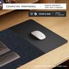 Base de Mouse de Couro Antiderrapante de Feltro, Base de Mouse Grande para Escritório e Jogos, Base Quente de Mesa para Casa no Inverno, E-Sports para Jogos