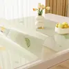 Toalha de Mesa Impermeável, à Prova de Óleo, Sem Lavagem, Anti-Escaldante, Vidro Macio de PVC, Jogo Americano para Mesa de Jantar, Luxo Leve, Sensação de Alta Qualidade, Protetor de Superfície para Mesa de Centro