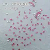 Gemas para decoración de uñas de zirconia cúbica color rojo rosa, formas variadas, diseños deslumbrantes y únicos, accesorios para decoración de uñas DIY