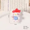 Gatito de Dibujos Animados Lazo Gato Kt Resina Accesorios Pequeños DIY Taza de Pegamento de Crema Imán para Refrigerador Hebilla de Zapato Accesorios