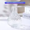 Vaso Pequeno de Vidro em Forma de Diamante Estilo Europeu Decoração de Casa Vaso Decorativo Arranjo de Flores Vidro Embossado Pequeno Vaso Atacado