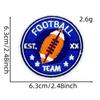 Sticker de Tela Deportiva Béisbol Bordado a Computadora Accesorios para Prendas Adhesivo Termofusible en stock Parche Color Bordado Precio Especial