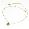 Explosões transfronteiriças Europeu e Americano ins Estilo Retro Simples All-match Pingente Irregular Star Moon Titanium Steel 18K Gold Colar para Mulheres