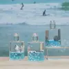 Céu Estrelado Mini Frasco Quadrado Gota de Óleo Astronauta Ampulheta Líquida Meninos e Meninas Frasco de Deriva Decoração de Mesa Pequenos Enfeites