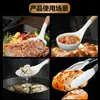Espátula de Silicona con Mango de Madera, Cuchara para Sopa, Colador, Juego de 12 Piezas, Sartén Antiadherente, Espátula de Silicona, Juego de Utensilios de Cocina de Silicona Resistentes a Altas Temperaturas