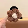 Presilha de cabelo de pelúcia de alta qualidade para outono e inverno para mulheres, versátil e fofa, presilha de tubarão para a parte de trás da cabeça, novo estilo coreano 2026, presilha de garra