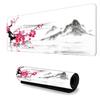 Mouse Pad Pintura a Tinta Pessegueiro Cidade Colorida Série Tendência Nacional Mouse Pad Grande para Teclado Almofada para Mesa de Computador